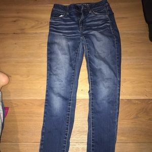 Dark blue American Eagle skinny jeans